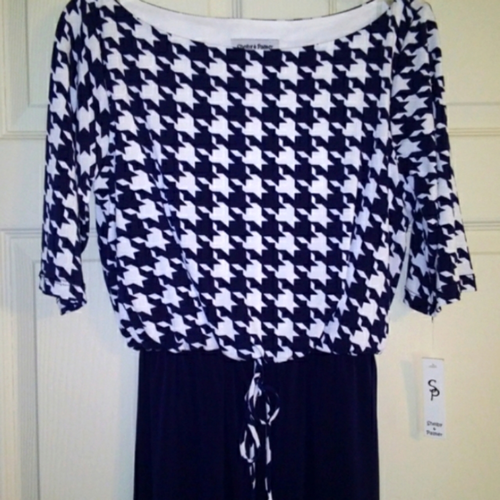 Shelby & Palmer Checkered Dress